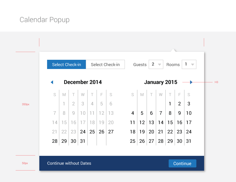 Reservation Counter web app